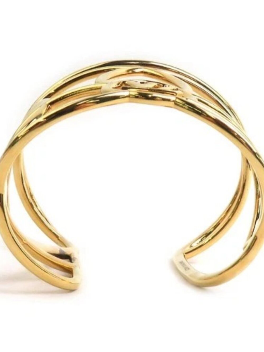 Auth LOUIS VUITTON Bangle Bracelet Gold Metal M1471M - h32050a - Picture 6 of 10